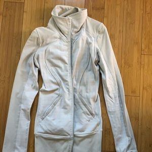 Cream & Light Tan Lululemon Jacket